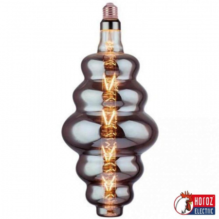 Филаментная лампа ORIGAMI-XL E27 8W (титановый)