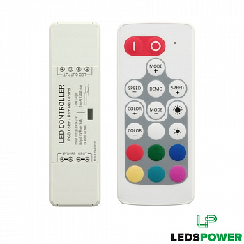 Радио контроллер для ленты RGB (12А)