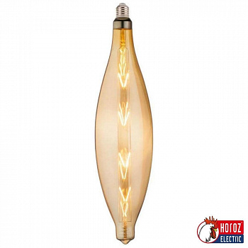 Филаментная лампа ELLIPTIC-XL E27 8W (янтарный)