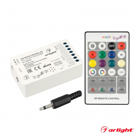 Радио аудиоконтроллер для ленты RGB  RGBW (12А) (1)