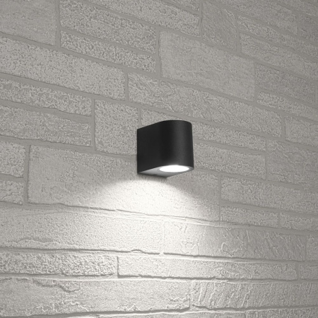 Фасадный светильник DH014 под лампу Gu10 (чёрный) (2)