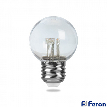 Светодиодная лампа для гирлянды белт-лайт G45 E27 1W (1)