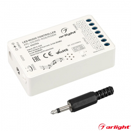 Радио аудиоконтроллер для ленты RGB  RGBW (12А) (3)