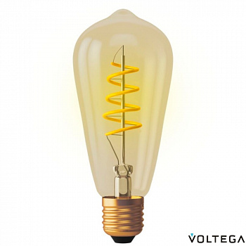 Филаментная лампа ST64 E27 4W (диммируемая)