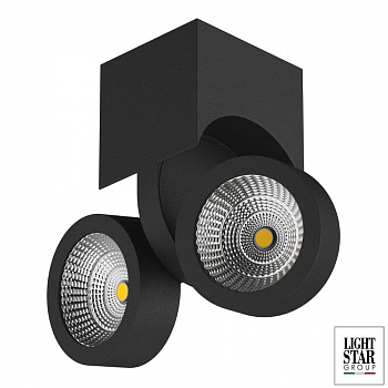 Накладной светильник SNODO 20W (чёрный)